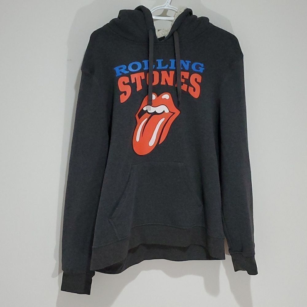 the Rolling Stones medium dark grey hoodie
